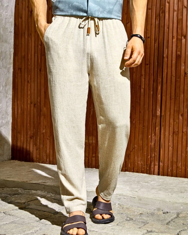 Arthur | Klassische Leinenhose Herren - Atmungsaktive Hose aus Leinen