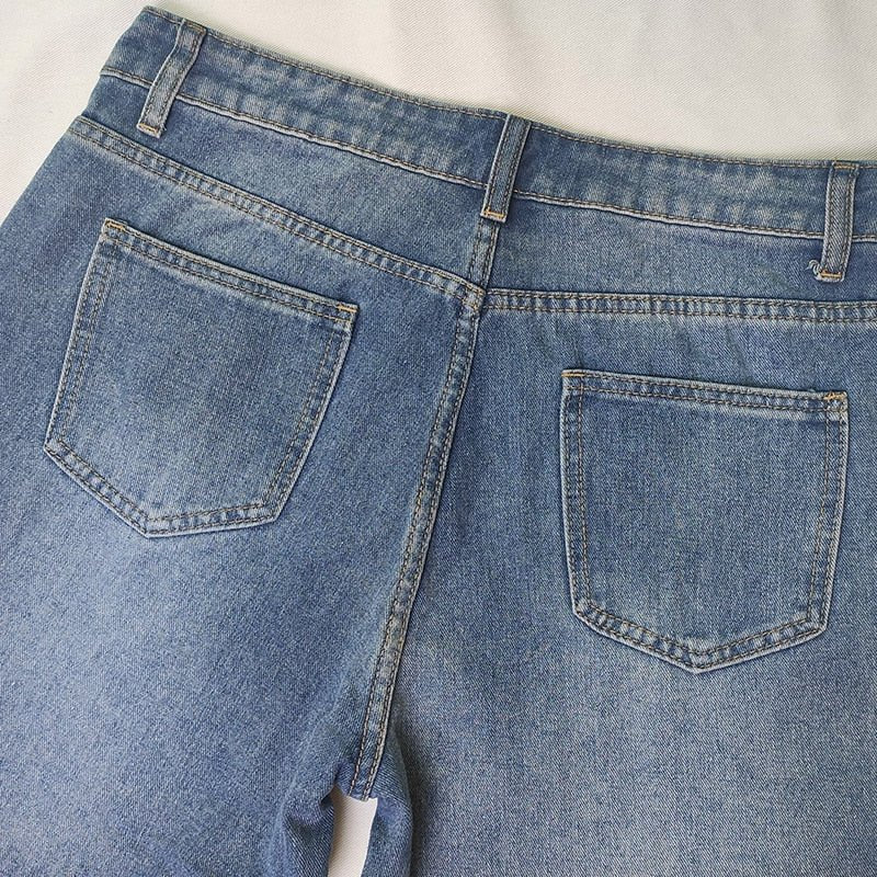 Beatrix | Damen Jeans mit Hoher Taille aus Stretch-Denim