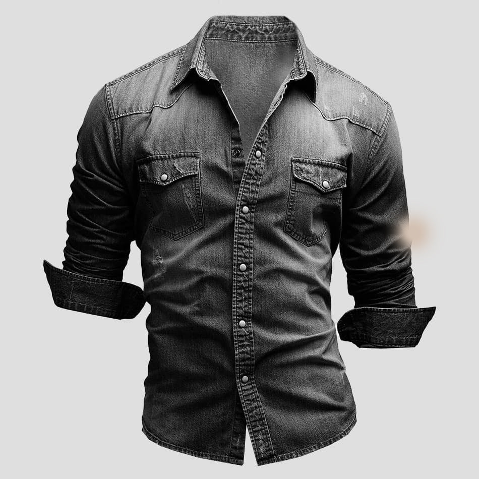 Auden | Klassische Denim-Hemd für Männer