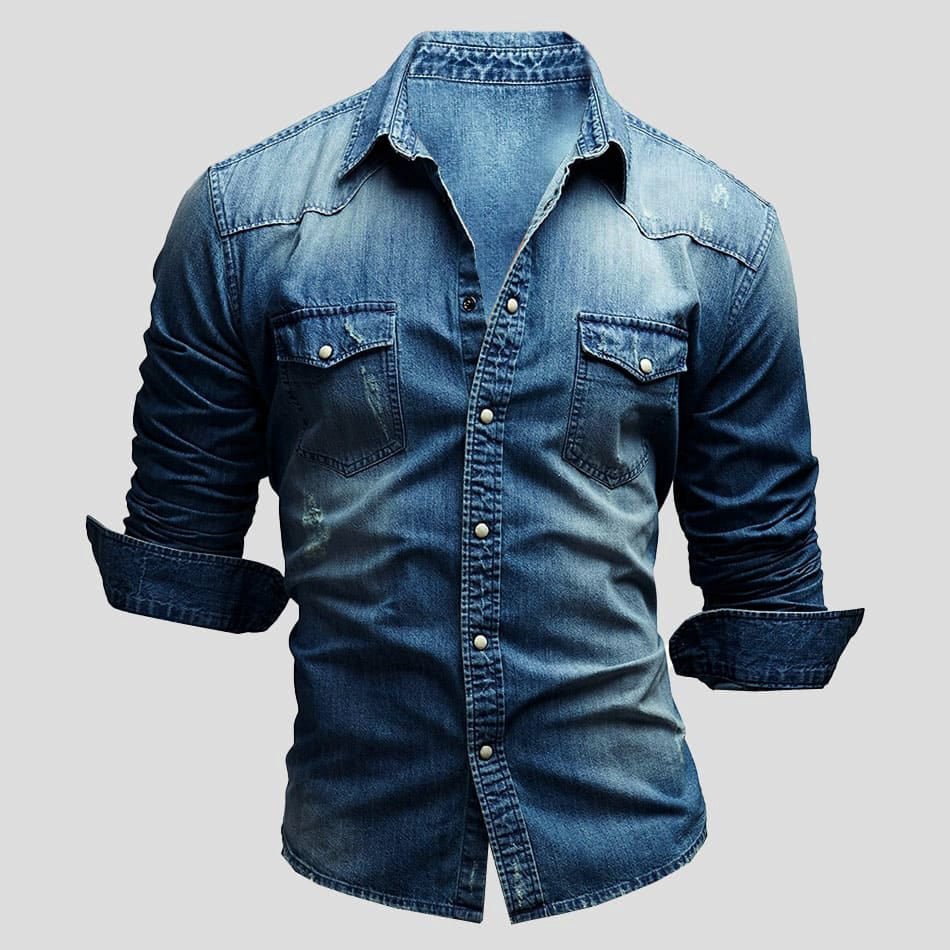 Auden | Klassische Denim-Hemd für Männer