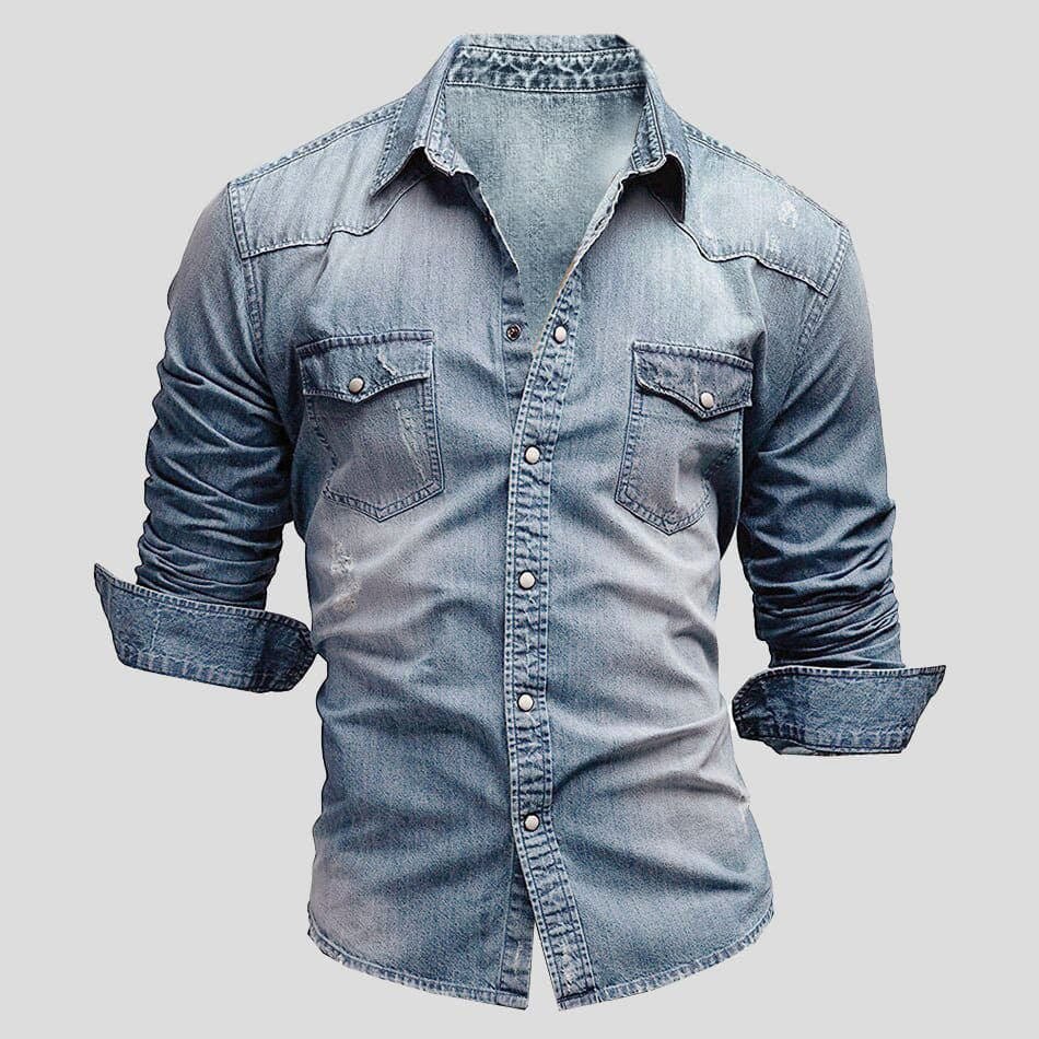 Auden | Klassische Denim-Hemd für Männer