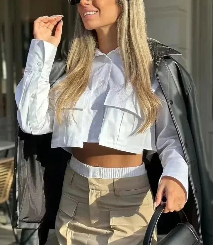 Arttu | Comfortable Cropped Shirt for Women