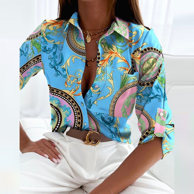 Variant image for Pia | Lässiges Top mit Kragen für Damen, Vielseitig und Elegant-48