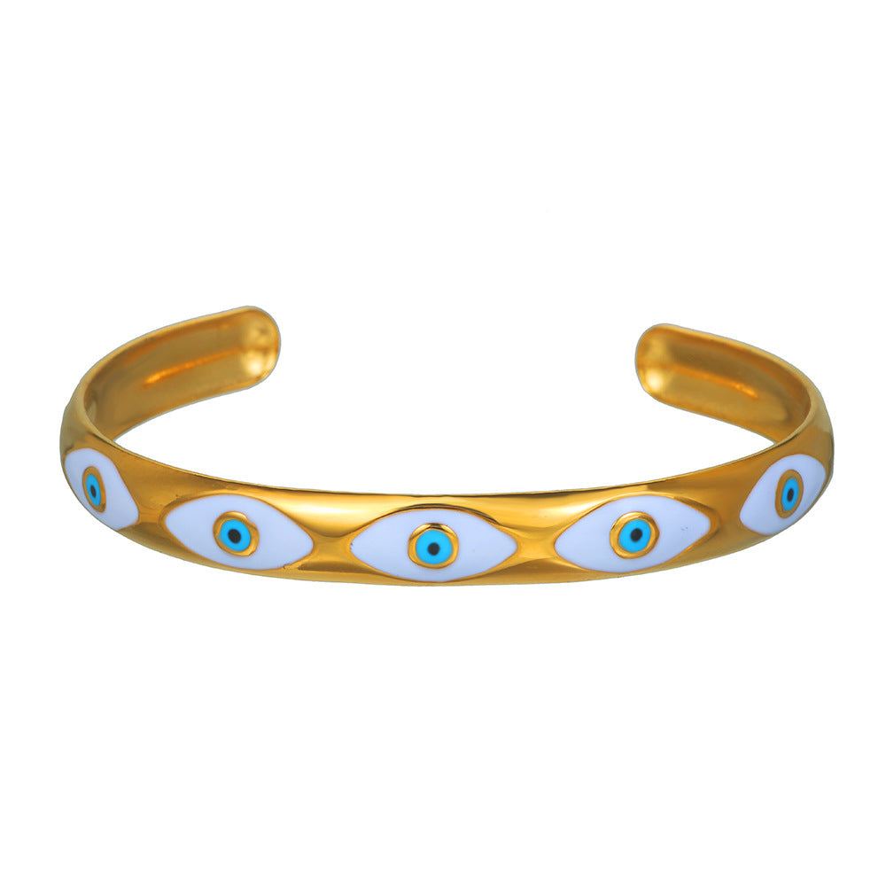 Damen Armreif mit Nazar Auge Design 5