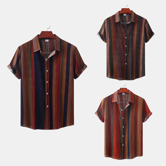 Lässiges Retro-Hemd mit Print