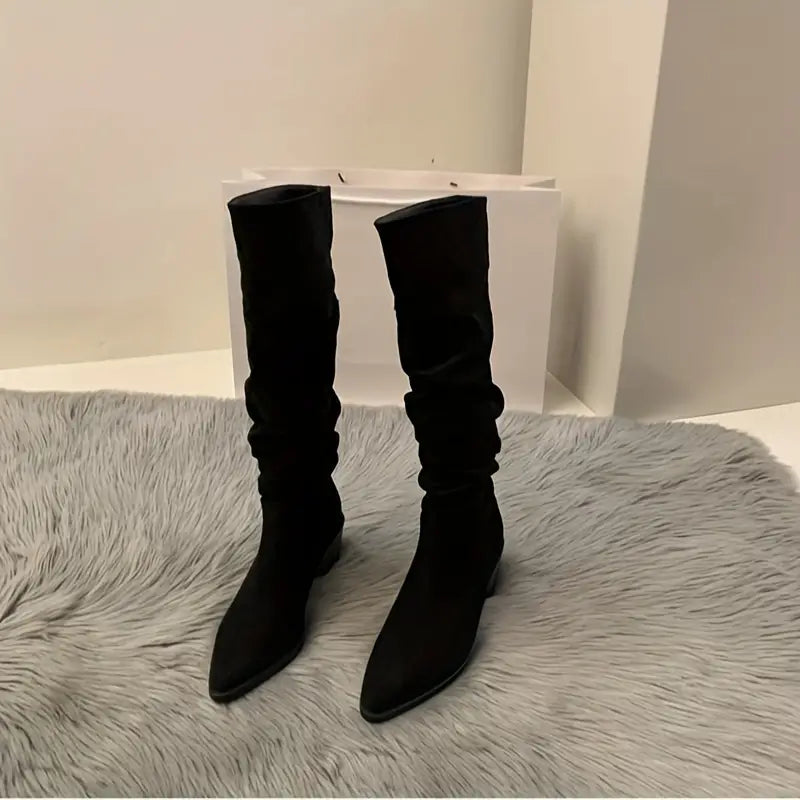 Variant image for Keana | Robuste Stiefel mit Spitzem Zehen und Dicker Ferse für Damen-10