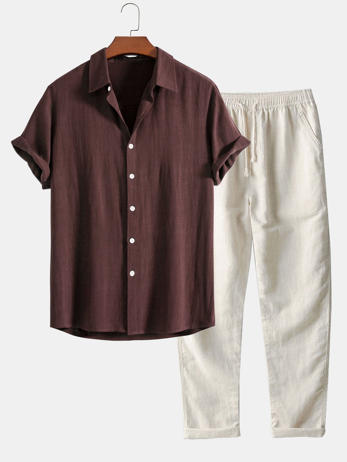 Variant image for Damion | Lässiges Set mit Shirt und Hose für Männer-5