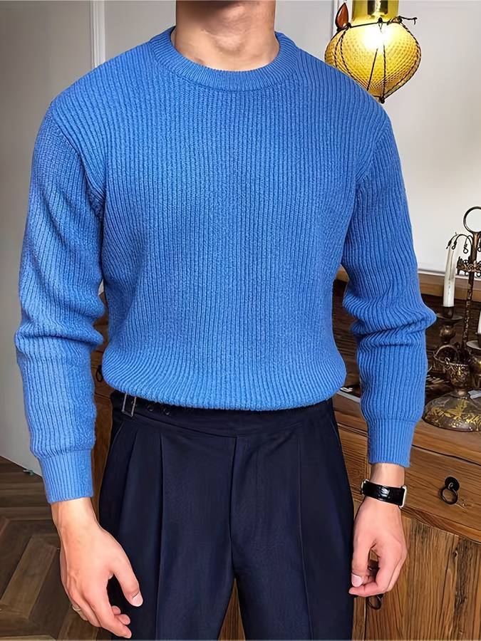 Wesley | Bequemer warmer Pullover für Männer