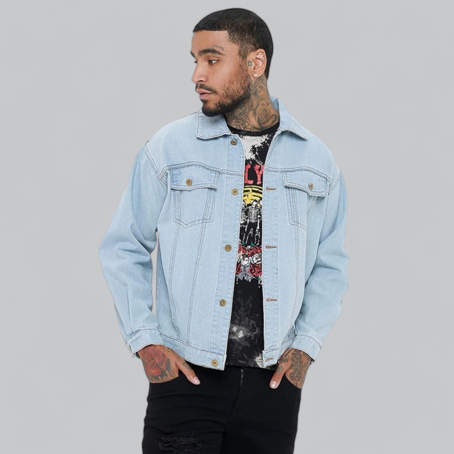 Mike | Bequeme Jeansjacke für Männer