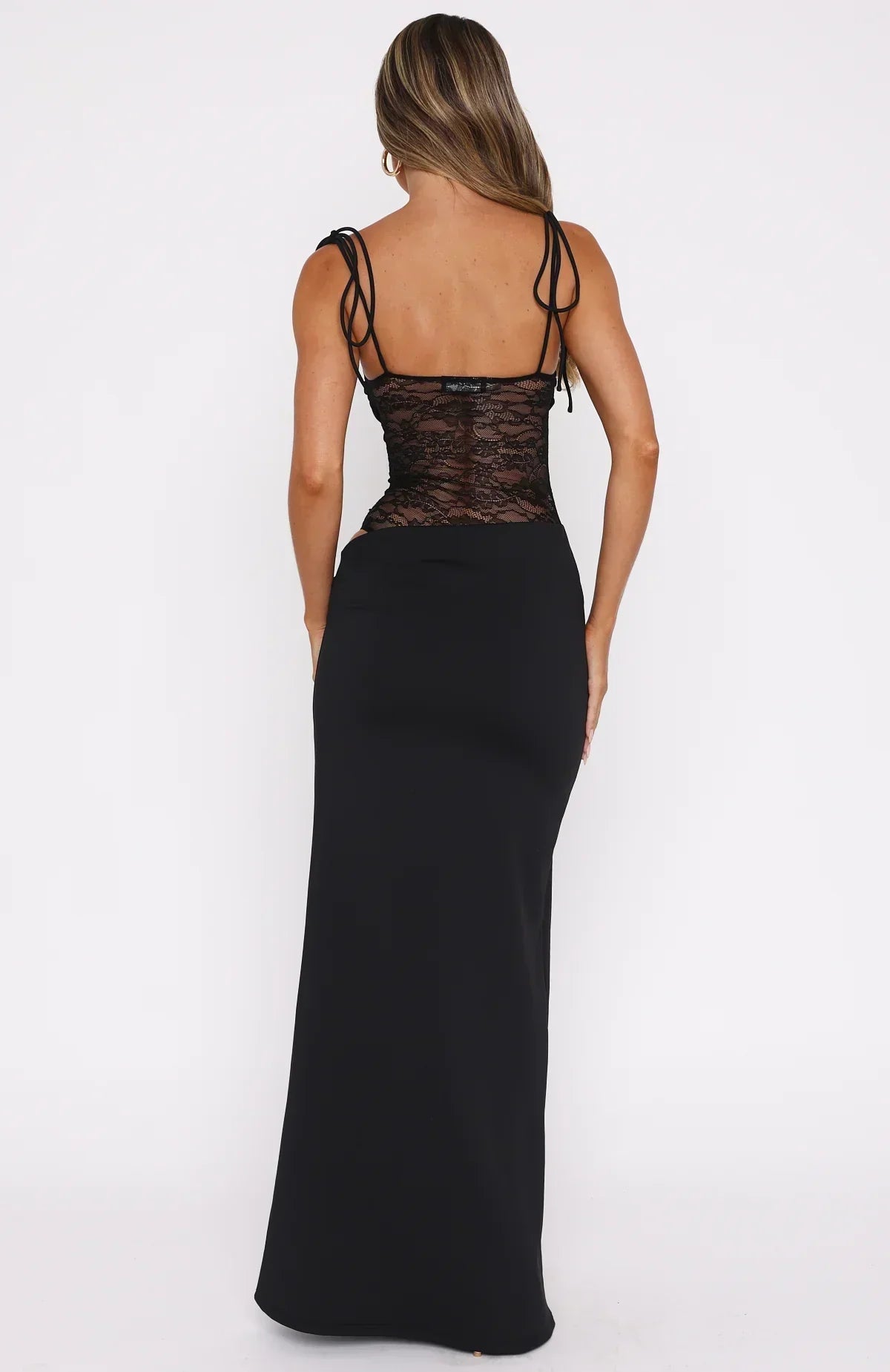 Sophia Maxikleid | Elegantes Sommerkleid Lang mit Spitze für Damen 5