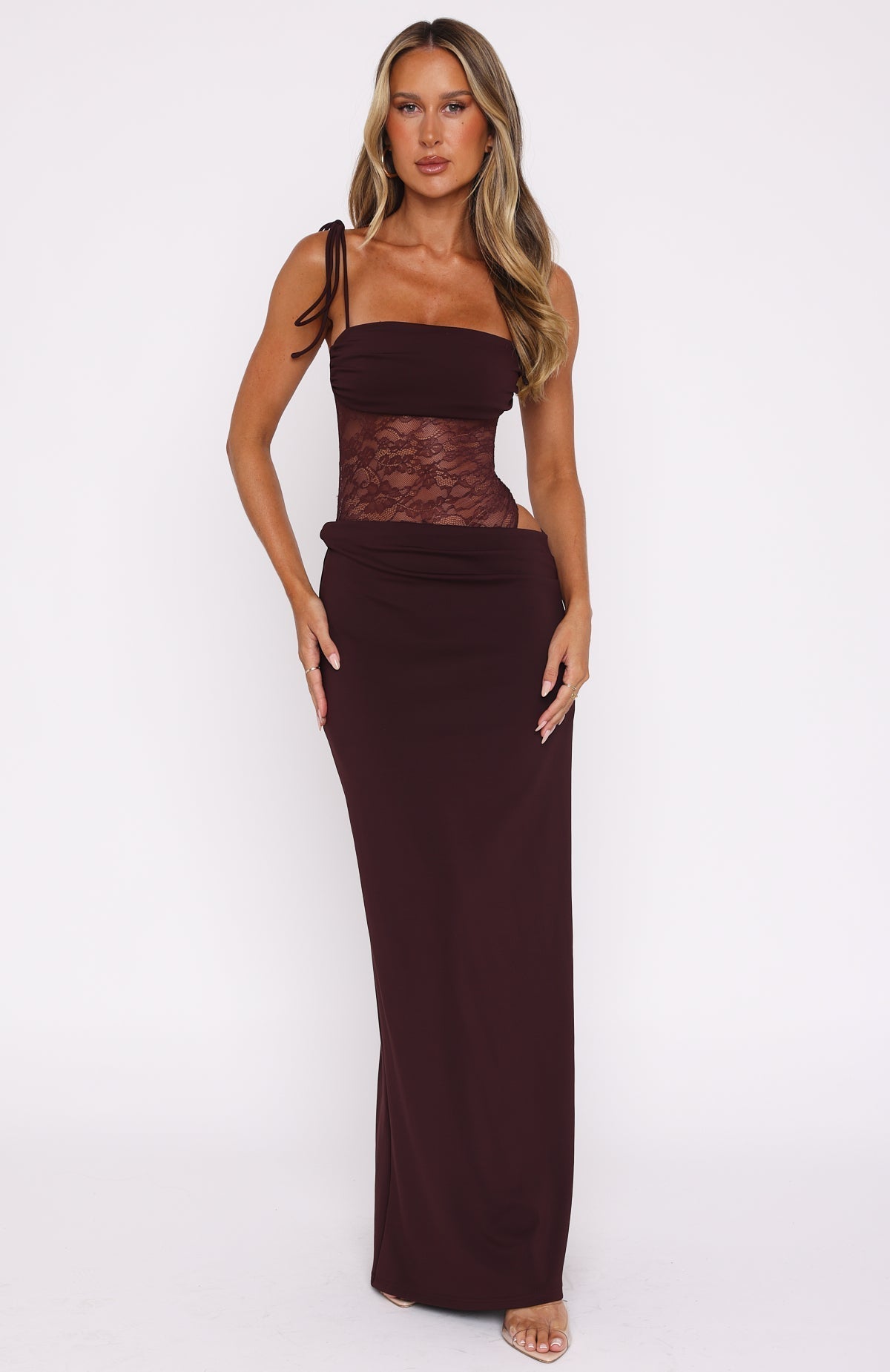 Variant image for Darla | Elegantes Maxikleid mit Spitze für Frauen - Lange Kleider für Abendveranstaltungen-4