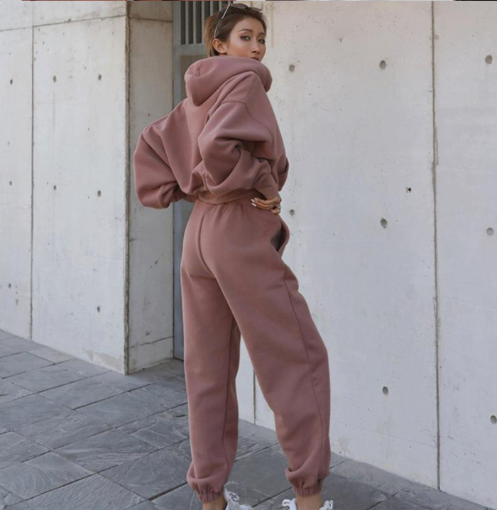 Conjunto cómodo de ropa holgada para mujer