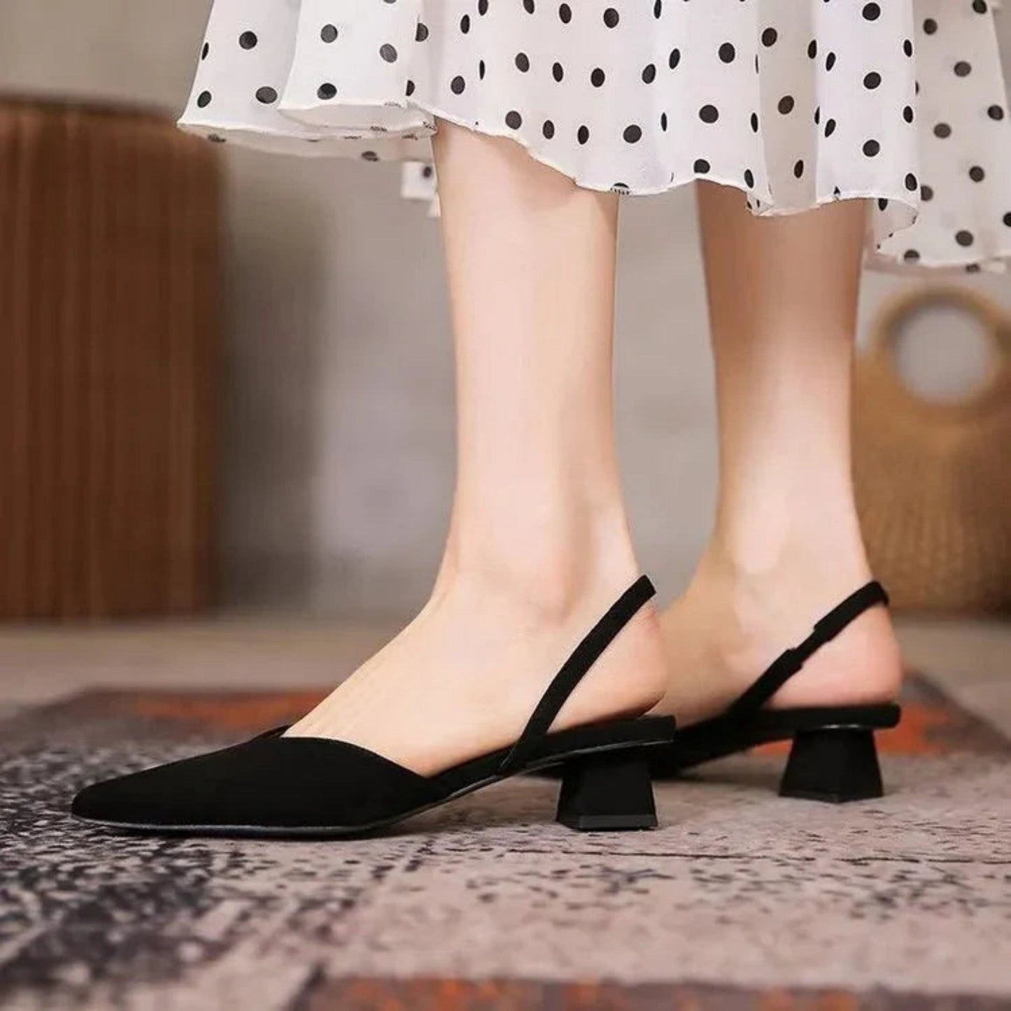 Elegante Slingback-Pumpen für Damen mit Spitzennase