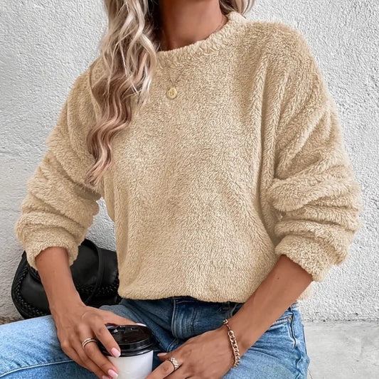 Teddy-Sweatshirt für Damen
