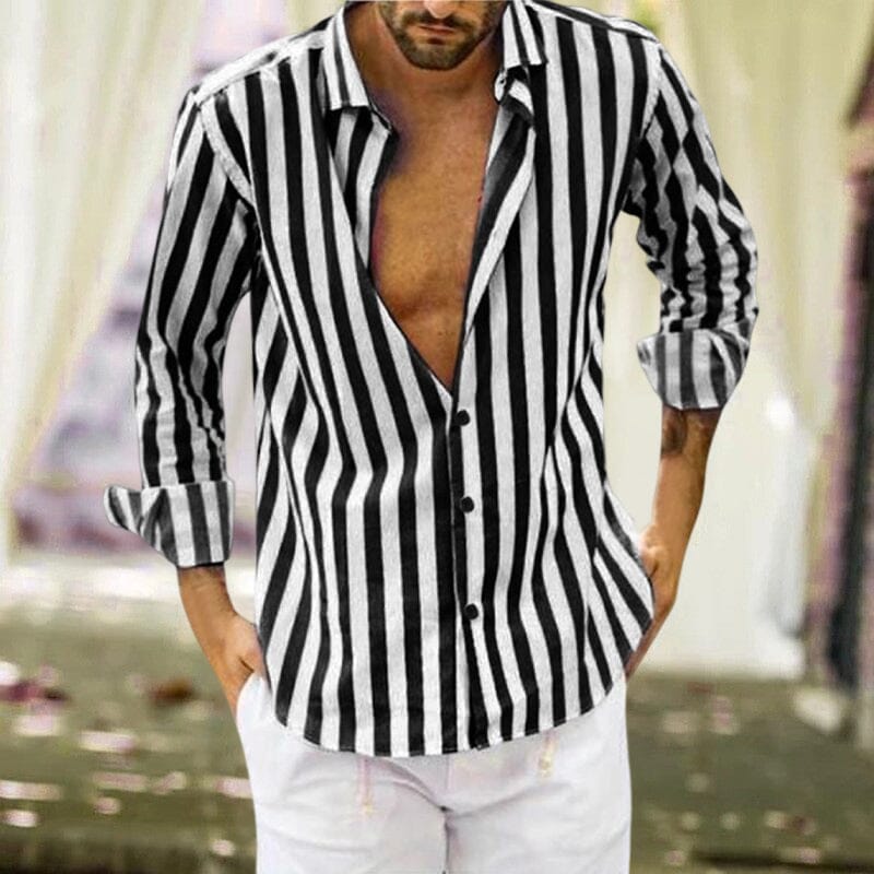 Variant image for Laurence | Gestreiftes Sommershirt für Damen aus Baumwollmischung-1