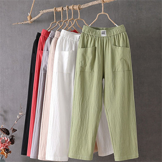 Jade | Bequem Leinen Hose für Frauen