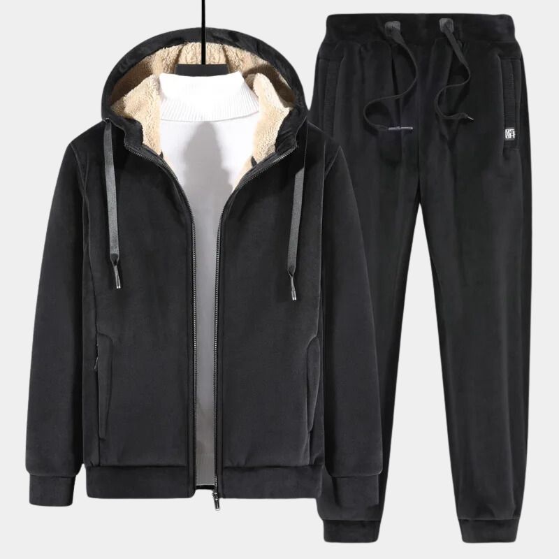 Max | Bequemer Trainingsanzug Herren mit Wendbarem Design und Kordelzug