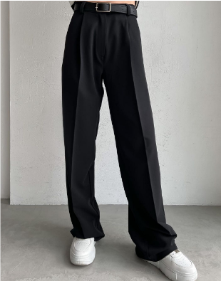 Vera | Bequeme Stoffhose Damen mit Geradem Schnitt für Alltag und Büro