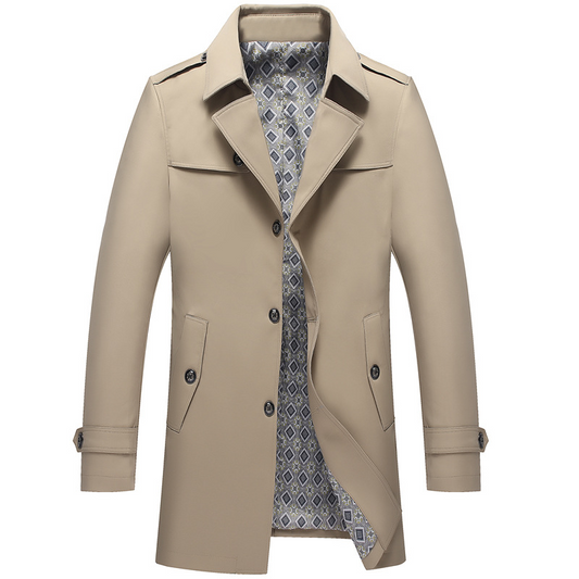 Maxi | Stylish winter trench coat for men