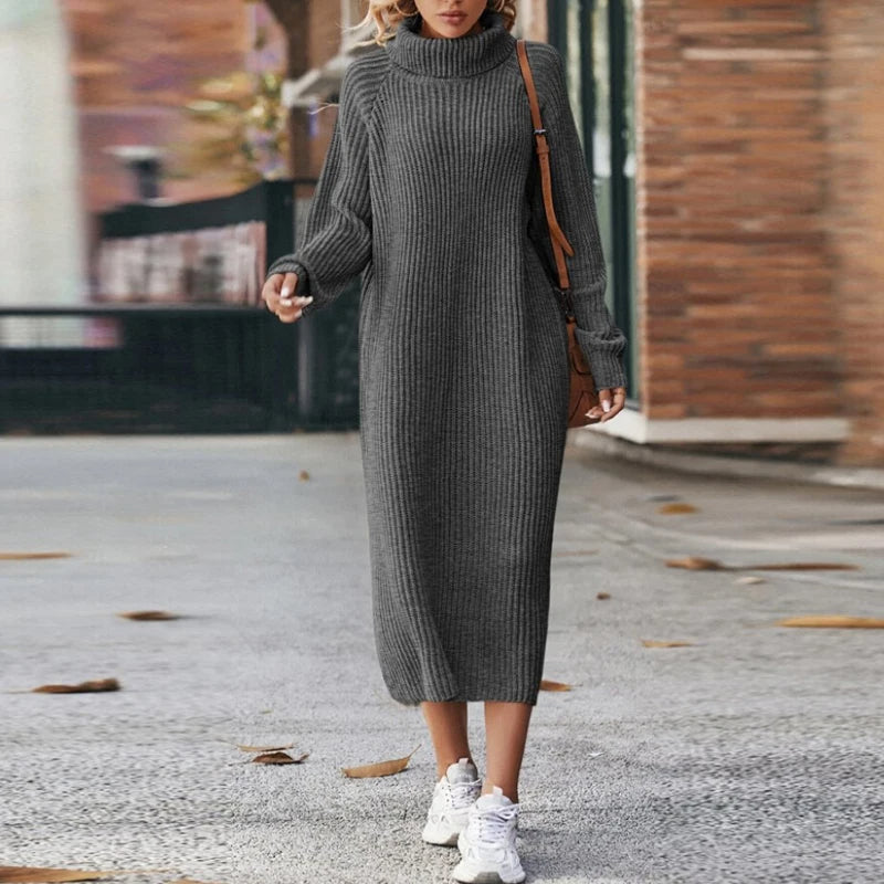Variant image for Beatrix | Bequemes Strickkleid Damen aus Strick für jeden Anlass-13