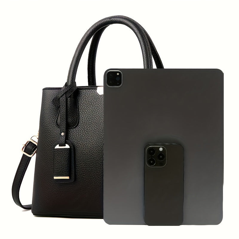 Anna | Geräumige Vegane Lederhandtasche für Damen