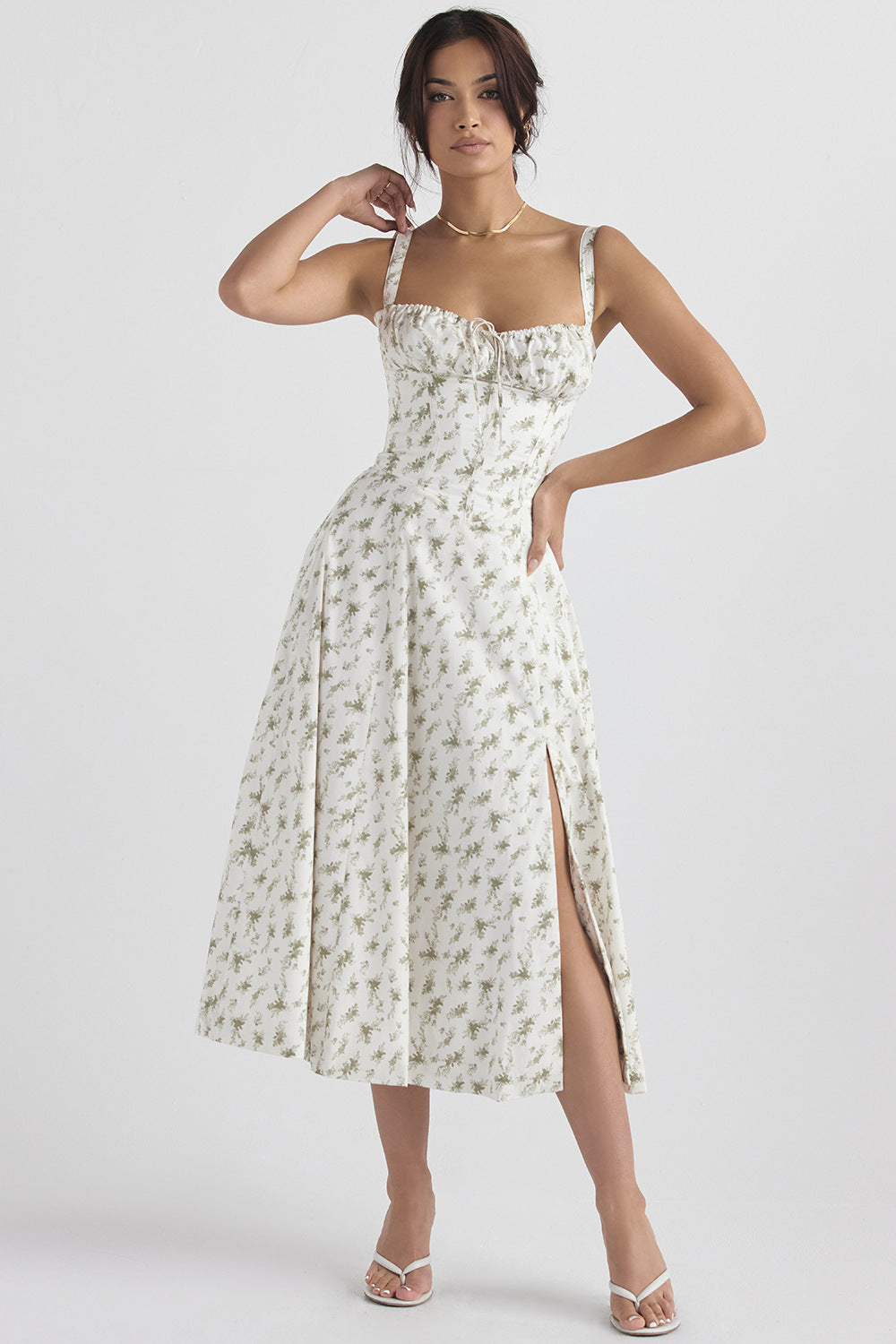 Variant image for Ella | Elegantes Damenkleid mit Faltenoberteil und taillierter Passform-55