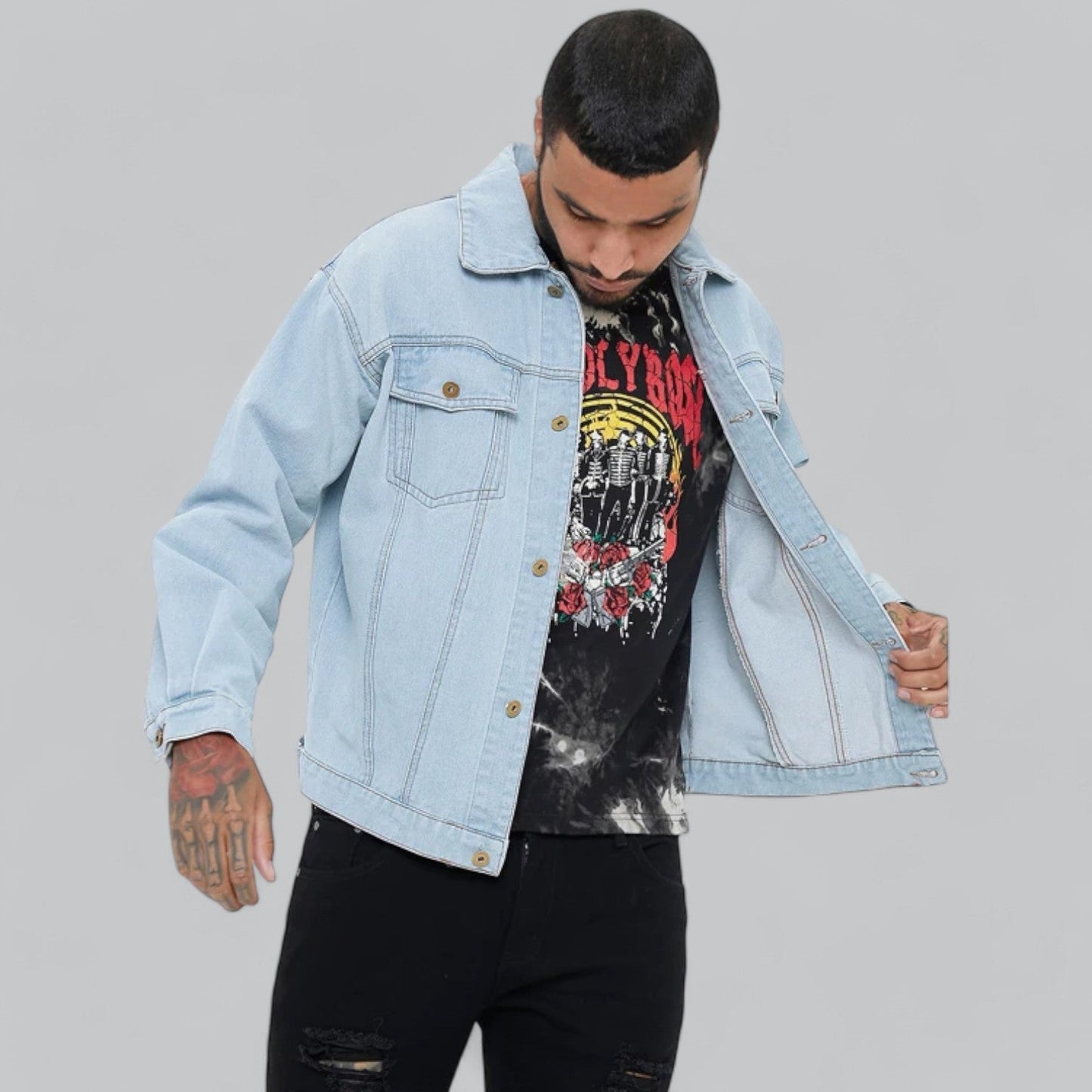 Mike | Bequeme Jeansjacke für Männer