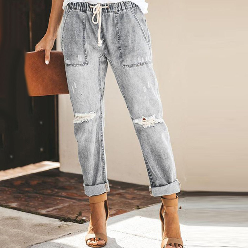 Variant image for Anna | Bequeme Hosen für Damen mit Elastischem Bund-7