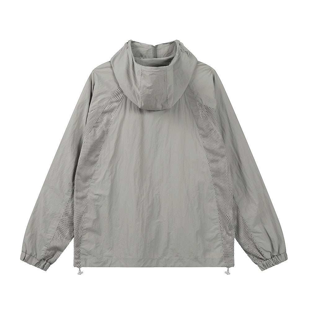 Leichter Windbreaker mit Kapuze aus Atmungsaktivem Polyester – Ideal für Windige Tage und Outdoor-Aktivitäten 8