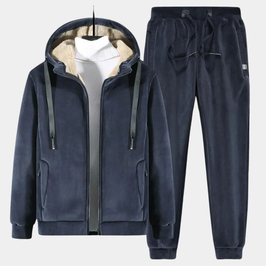 Max | Bequemer Trainingsanzug Herren mit Wendbarem Design und Kordelzug