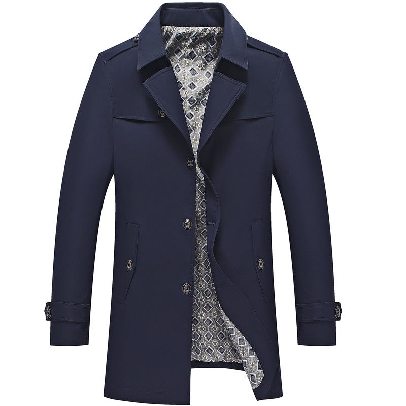 Maxi | Stylish winter trench coat for men