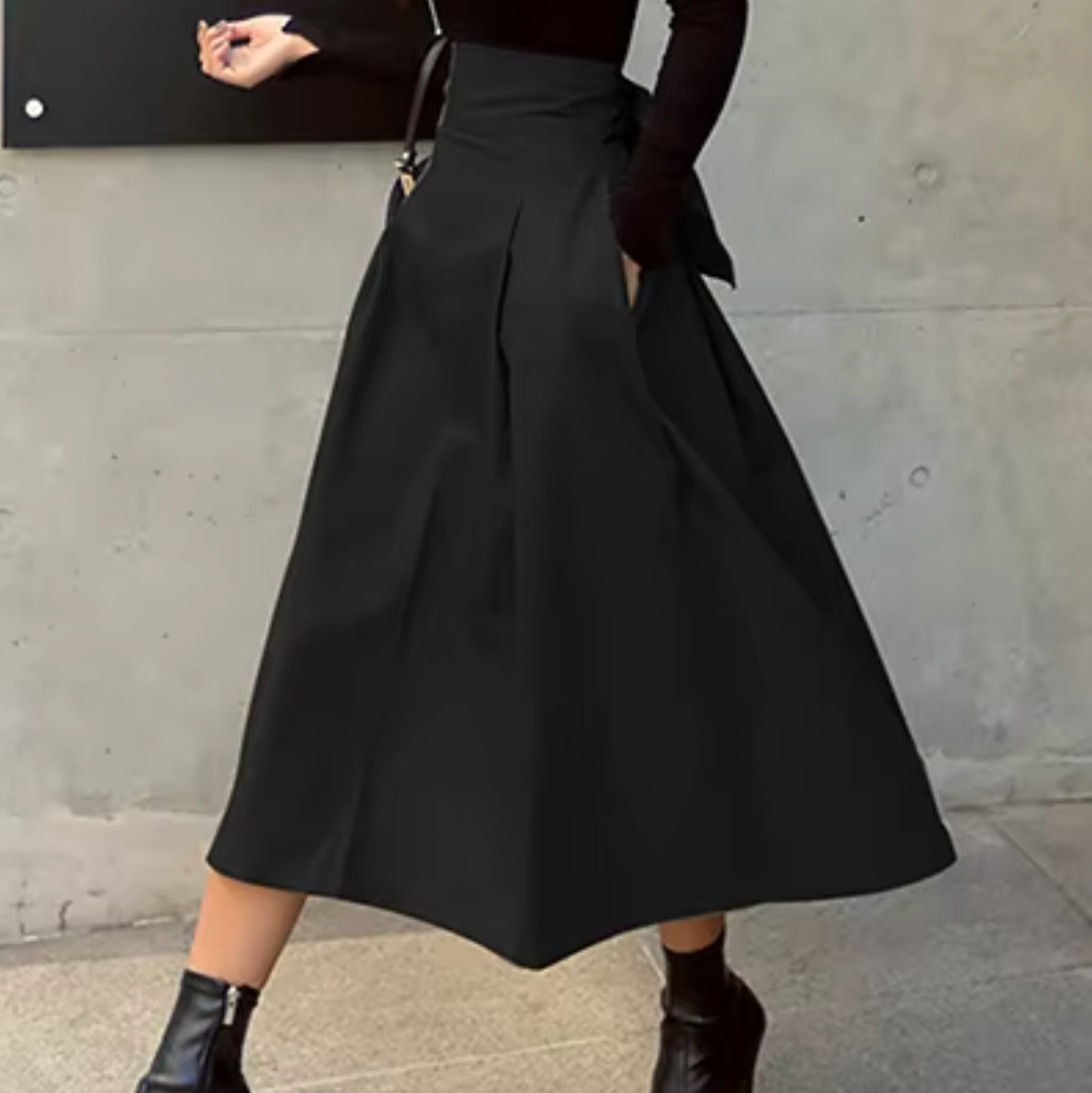 Variant image for Margarete | Eleganter Maxi Rock mit Schleifendetails für Damen-5