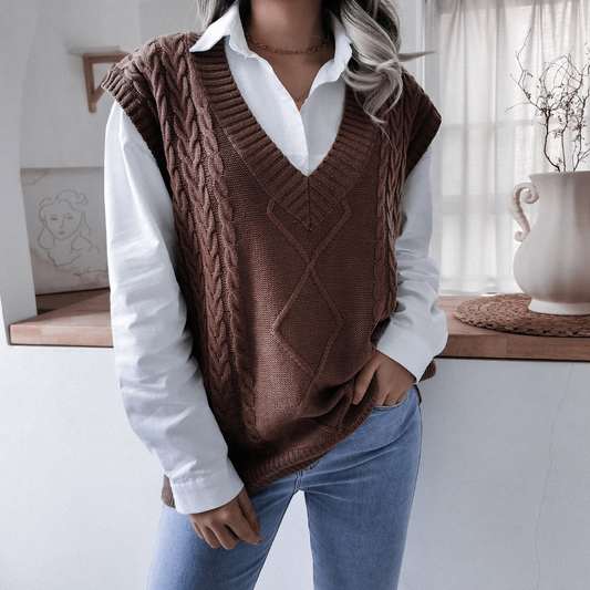 Vielseitige Pullover Damen ohne Ärmel