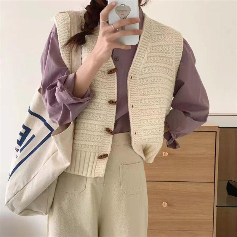 Clara | Ärmellose Strickjacke Damen
