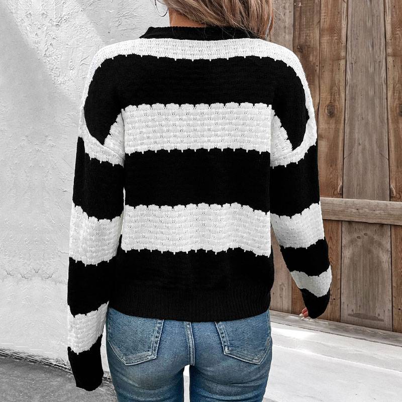 Women's striped sweater