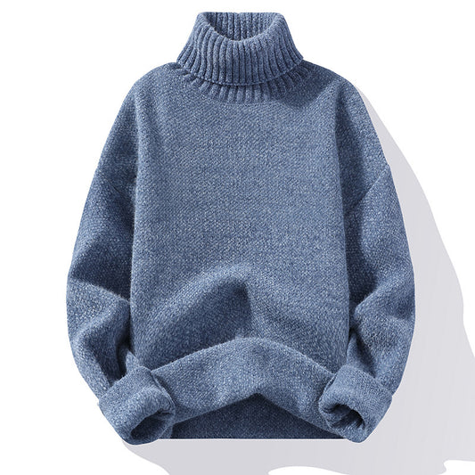 Herren Rollkragenpullover Strick 1