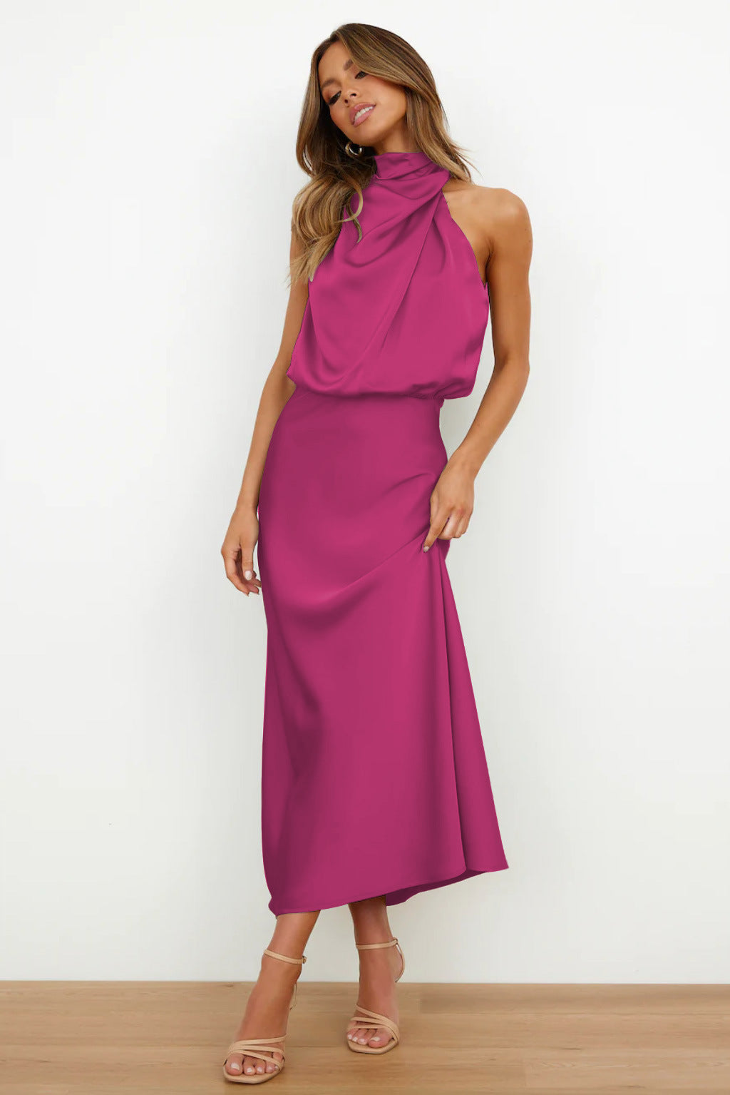 Variant image for Carmen | Elegantes Abendkleid mit Halfterausschnitt für Damen-25