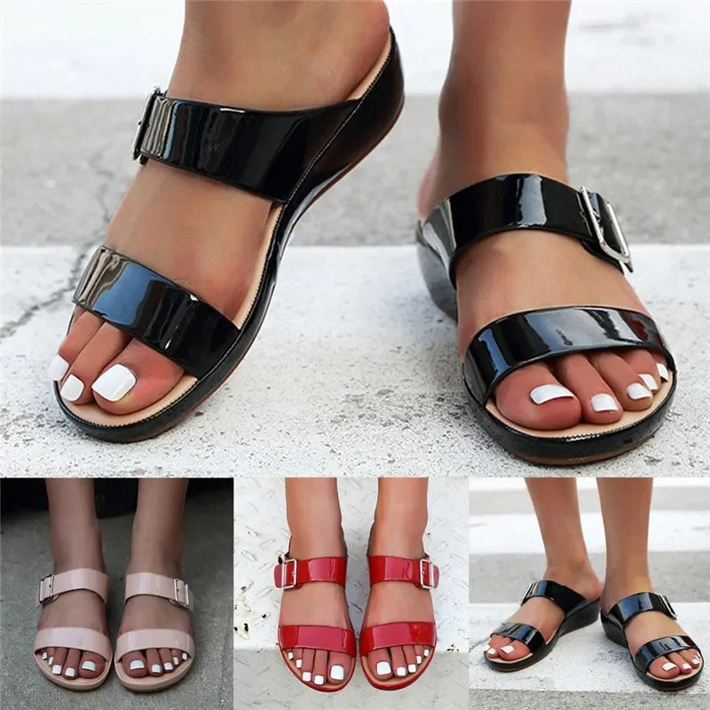 Hildegard | Elegante Keilabsatz-Sandalen für Damen