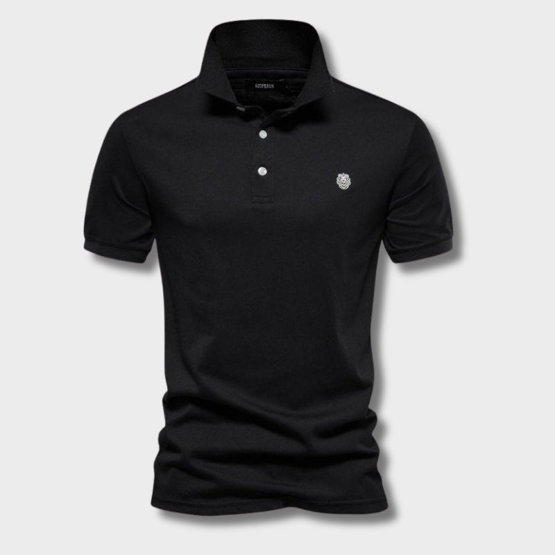Georg | Herren Langarm Poloshirt in Klassischem Design