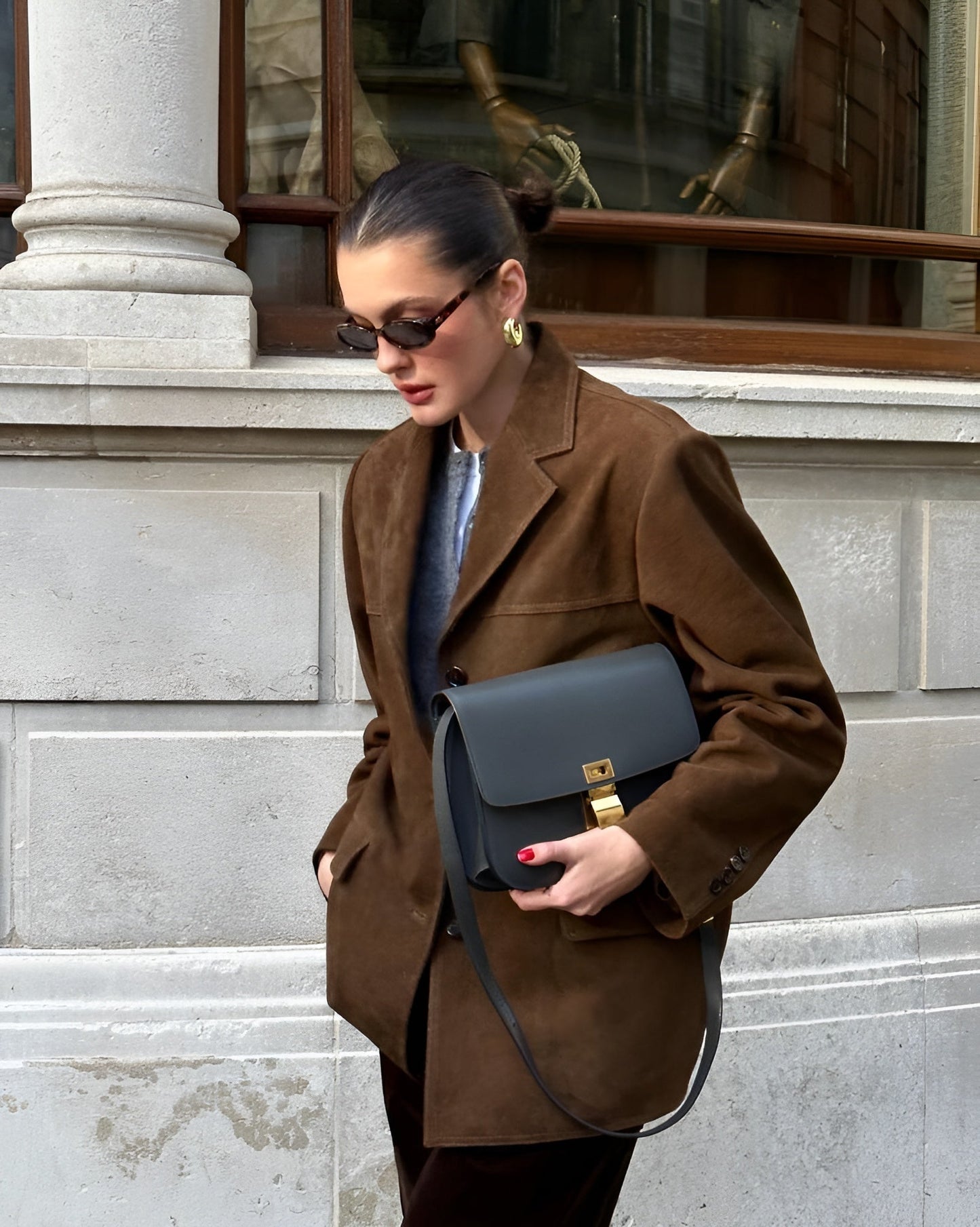 Lieve | Klassische Wildleder Blazer für Frauen