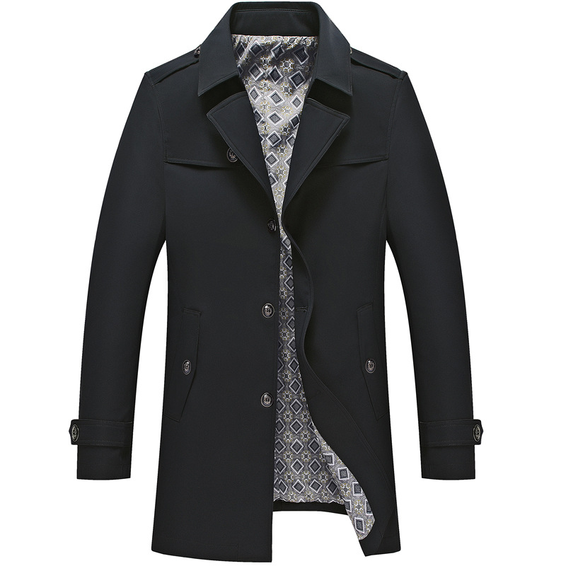 Maxi | Stylish winter trench coat for men