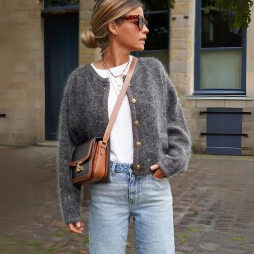 Variant image for Beatrix | Warme Strickjacke Damen - Langer Cardigan für Kühle Tage-1