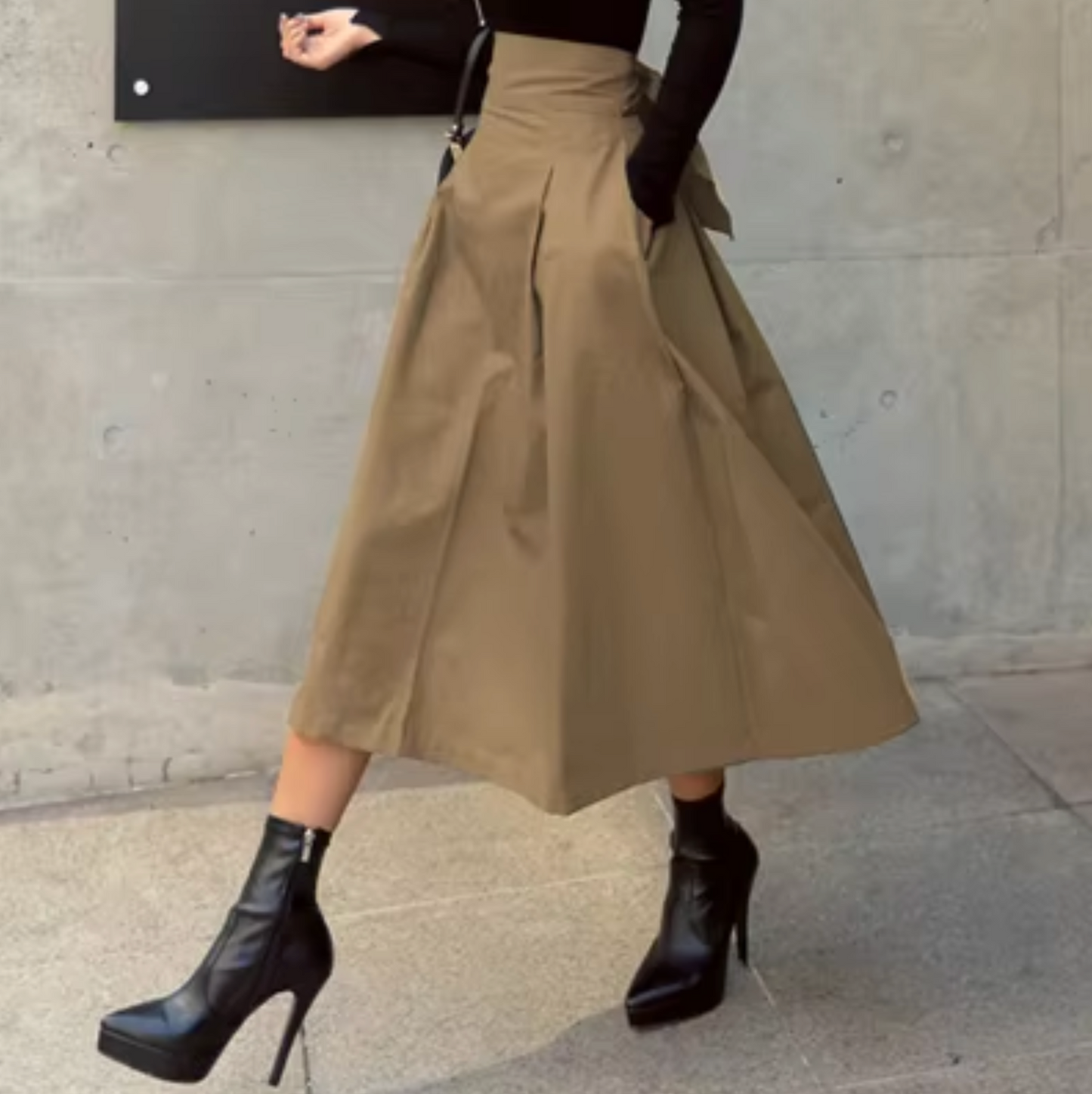 Variant image for Margarete | Eleganter Maxi Rock mit Schleifendetails für Damen-9