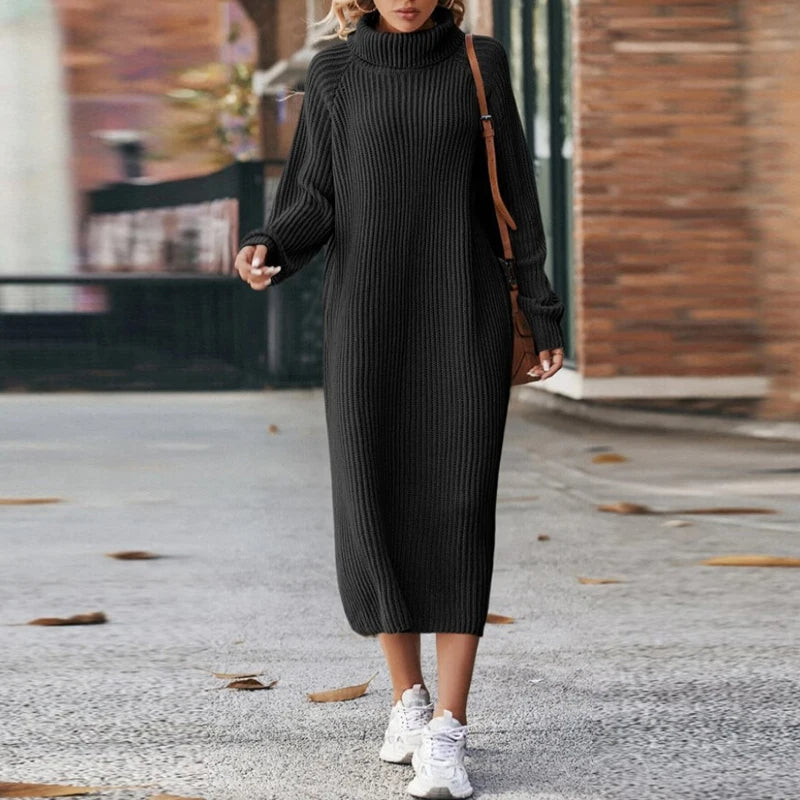 Variant image for Beatrix | Bequemes Strickkleid Damen aus Strick für jeden Anlass-9