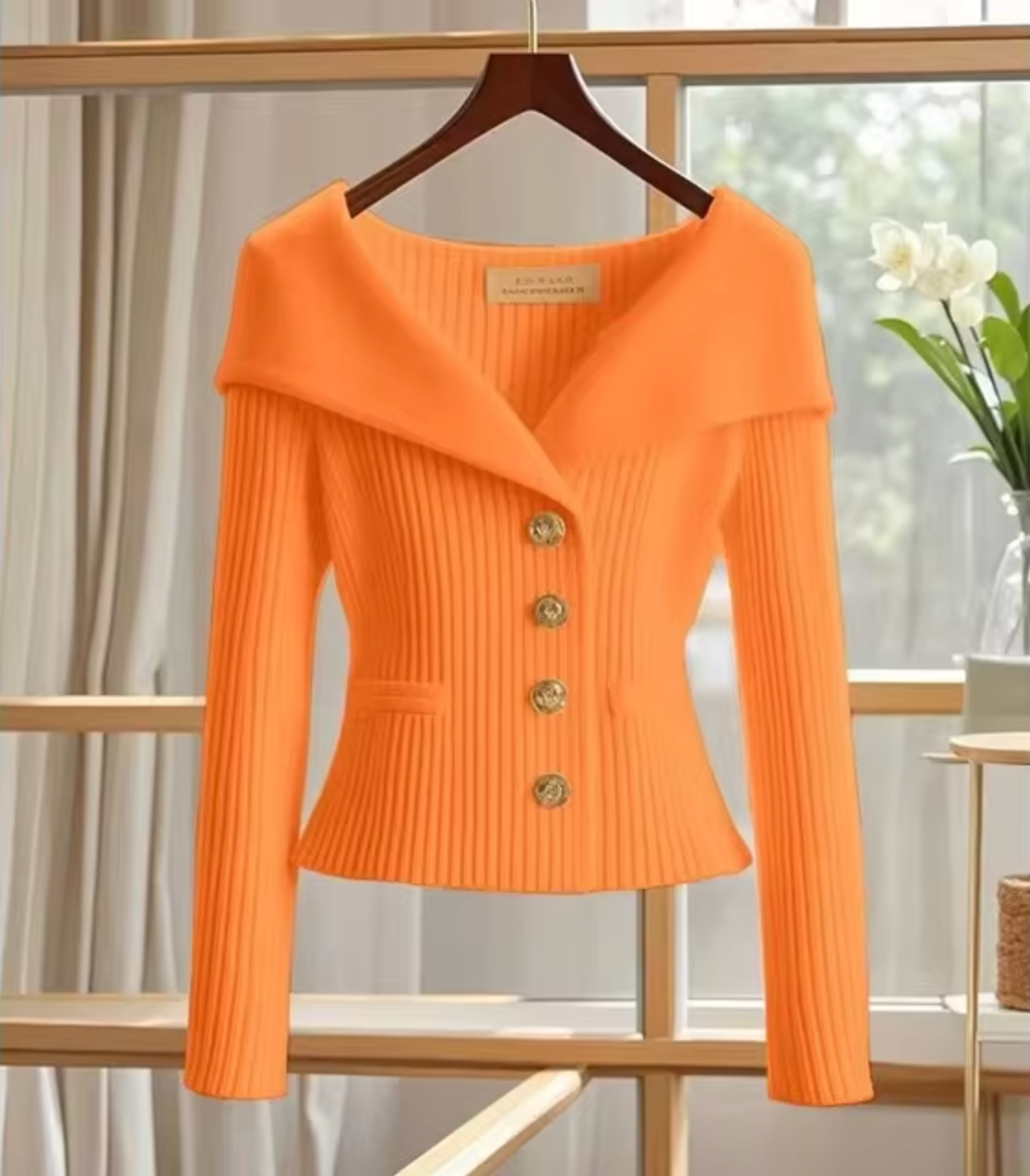 Poly | Strickjacke Damen Kurz Cardigan für Übergangsjahre
