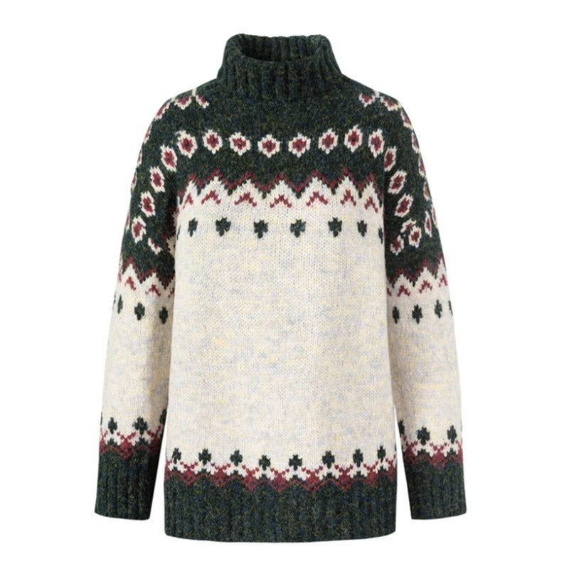 Warmer Strickpullover im Norweger-Stil 5
