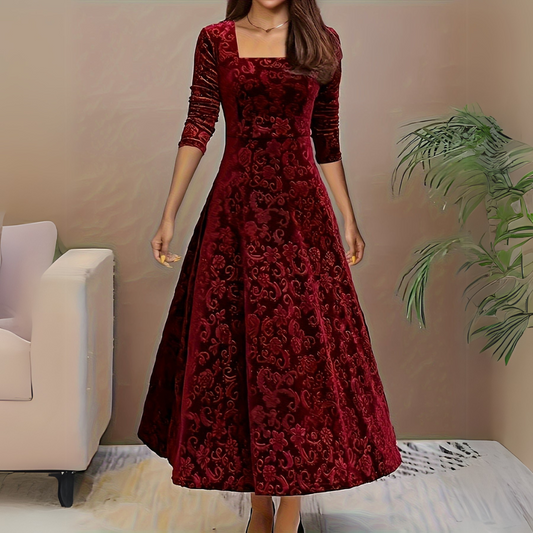 Beatrix | Festliches Kleid für Damen mit floralem Design