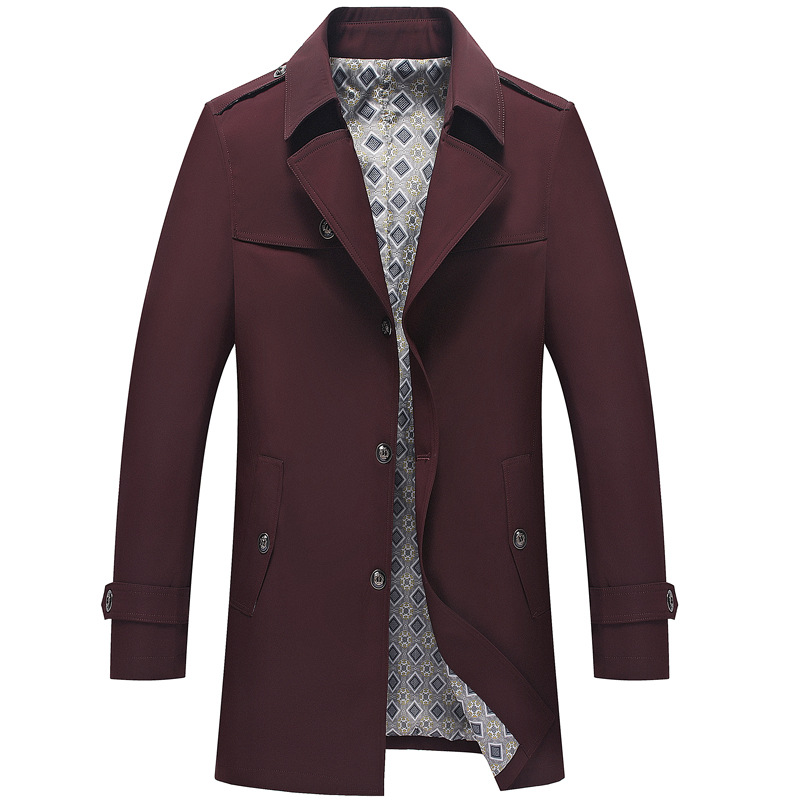Maxi | Stylish winter trench coat for men