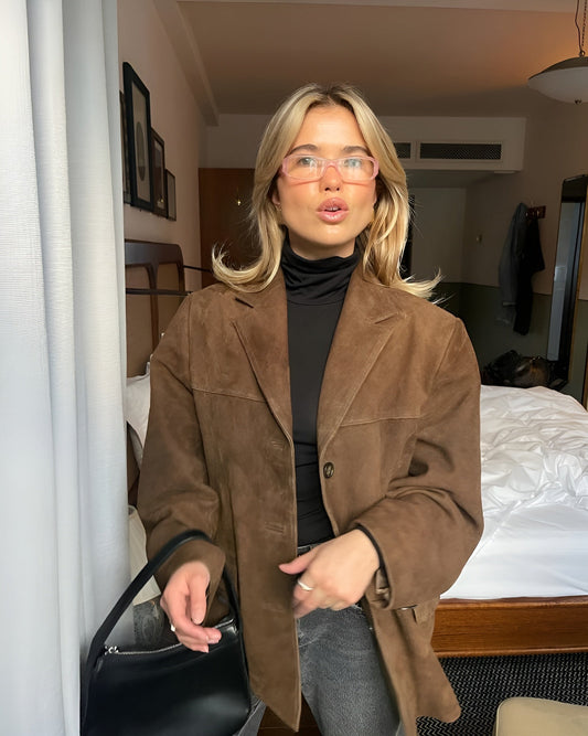 Lieve | Klassische Wildleder Blazer für Frauen