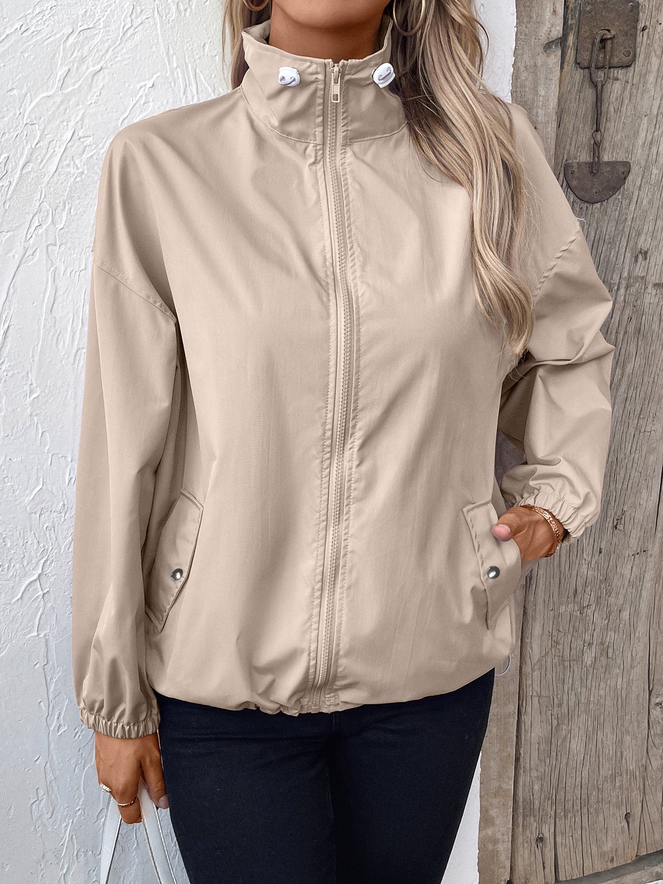Womens Waterproof Clothing Outdoor Sports Leisure Raincoat Casual Coat Jacket Tops Women 1